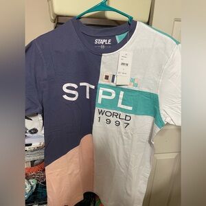 Staple Multicolor Graphic Tee Mens Medium